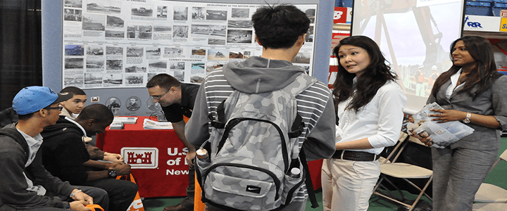 Army Corps of Engineers booth