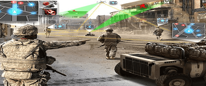 rendering of soldiers using mapping technology