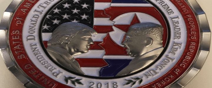 White House Communications Agency coin for Trump Kim Jong-Un meeting