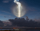Mobile User Objective System communications satellite lifting off