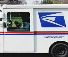 US postal service van