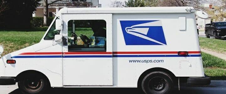 US postal service van