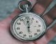 stock photo of stopwatch in hand