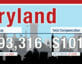 Graphic showing base pay and compensation in Maryland