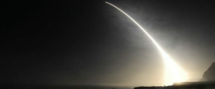 launch of minuteman III ballistic missile