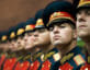 Russian military personnel in uniform
