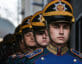 Russian military personnel in uniform