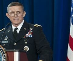 Michael Flynn speaks at the DIA