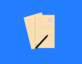 Illustration of paperwork with pen