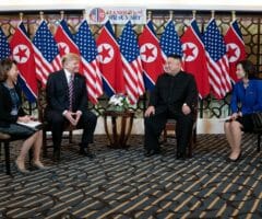 President Trump and Kim Jong un meeting