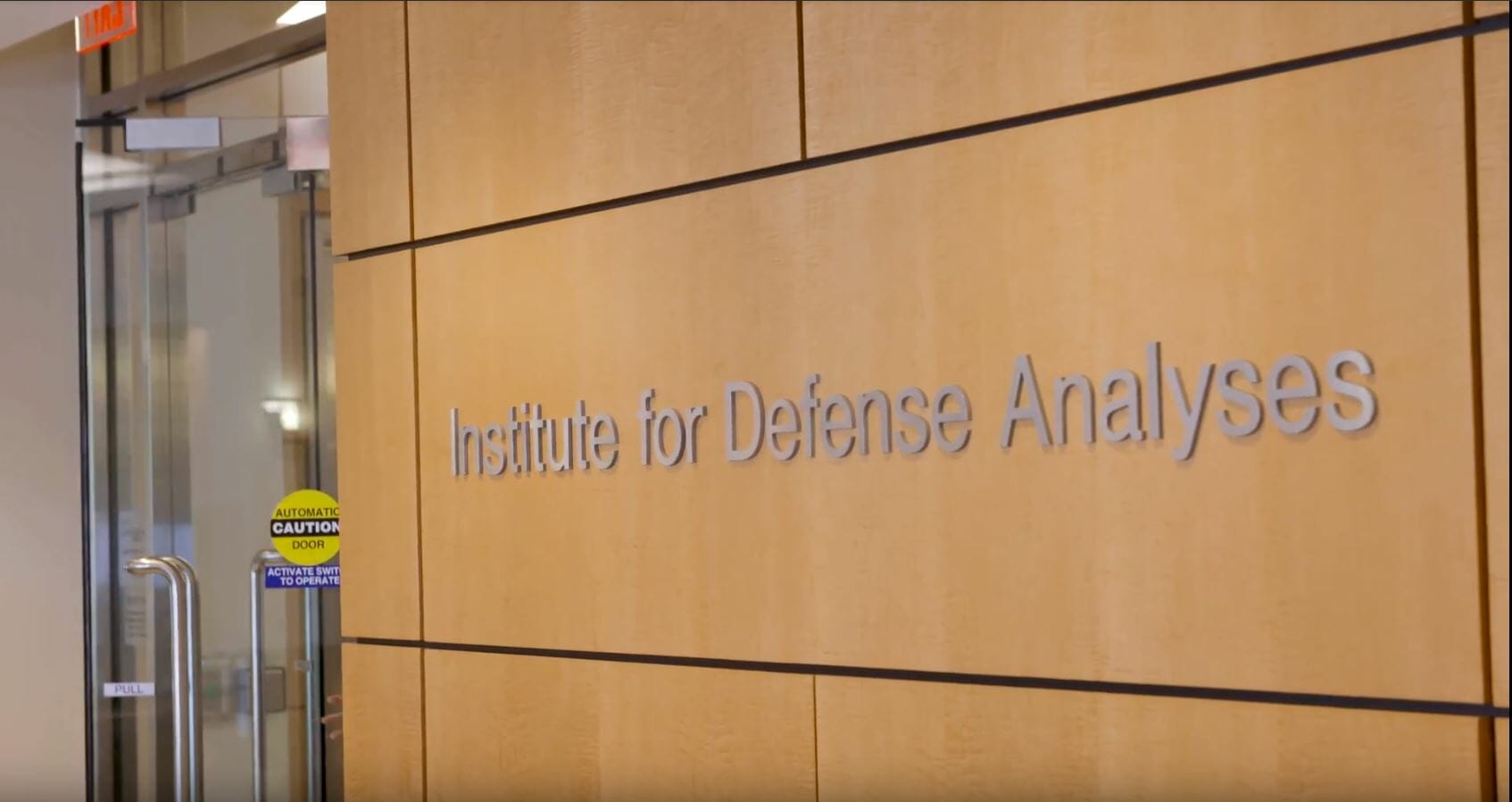 Institute For Defense Analyses 