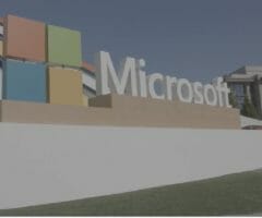 Photo of Microsoft sign