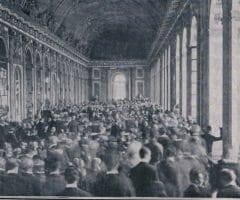 Historic photo of the Treaty of Versailles