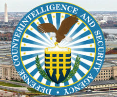 DCSA seal over picture of Pentagon