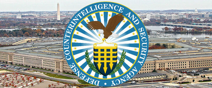 DCSA seal over picture of Pentagon