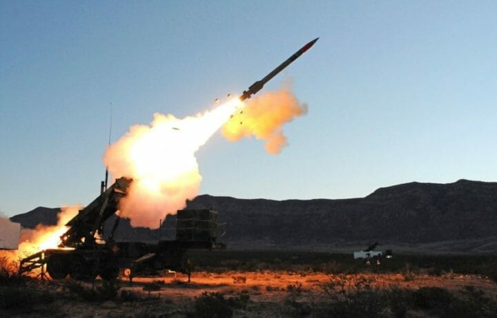The Army test fires a Patriot missile in a recent test.