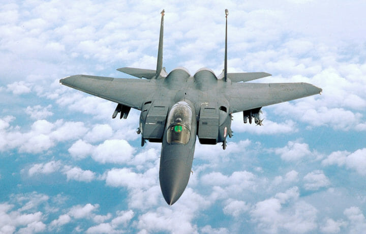 Flying Air Force F-15