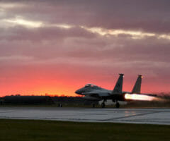 Training Nellis Air Force Base Over