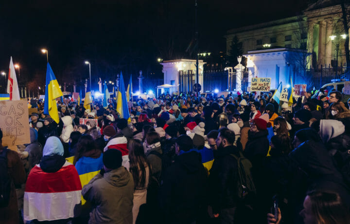 russia protest in poland