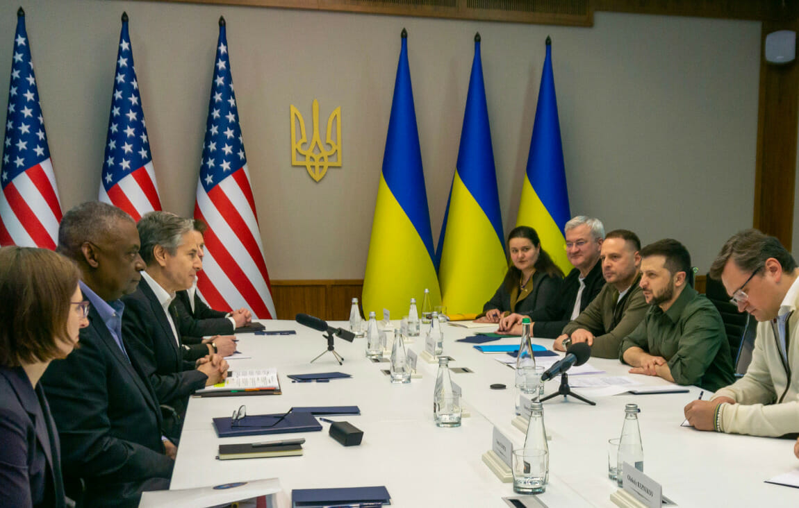 Zelensky Feels The Us Support After Meeting With Austin And Blinken In Kyiv Clearancejobs 3736