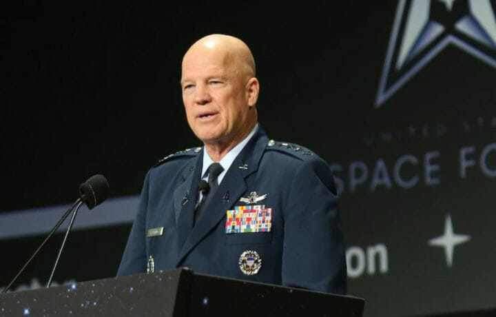 General Raymond speaks at Space Force