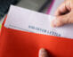 job offer letter in red envelope