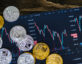 Close-Up Shot of Silver and Gold Round Coins