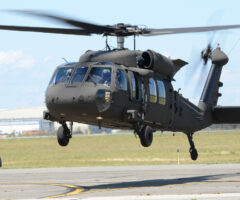 new UH-60M Black Hawk helicopter