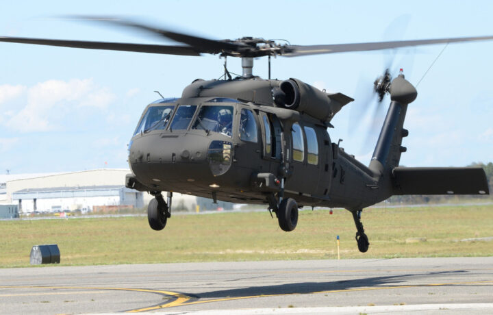 new UH-60M Black Hawk helicopter