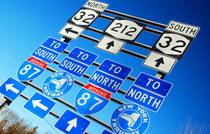 Signs point to different routes in Upstate New York
