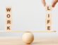 balance beam with work and life