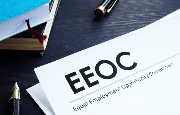 eeoc papers on desk