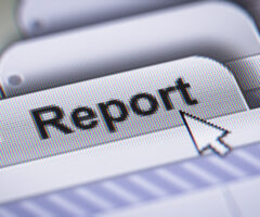 mouse clicking on report file