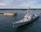 USS Daniel Inouye Sails Away from Bath Iron Works