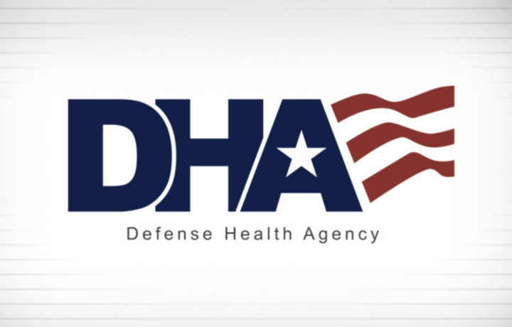 DHA Defense Health Agency with a flag logo