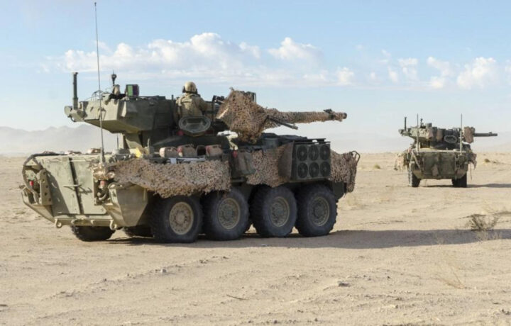 Photo of tamk with 1128 MGS Stryker
