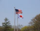 Japan and U.S. flags