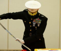 Marine 250th birthday cake